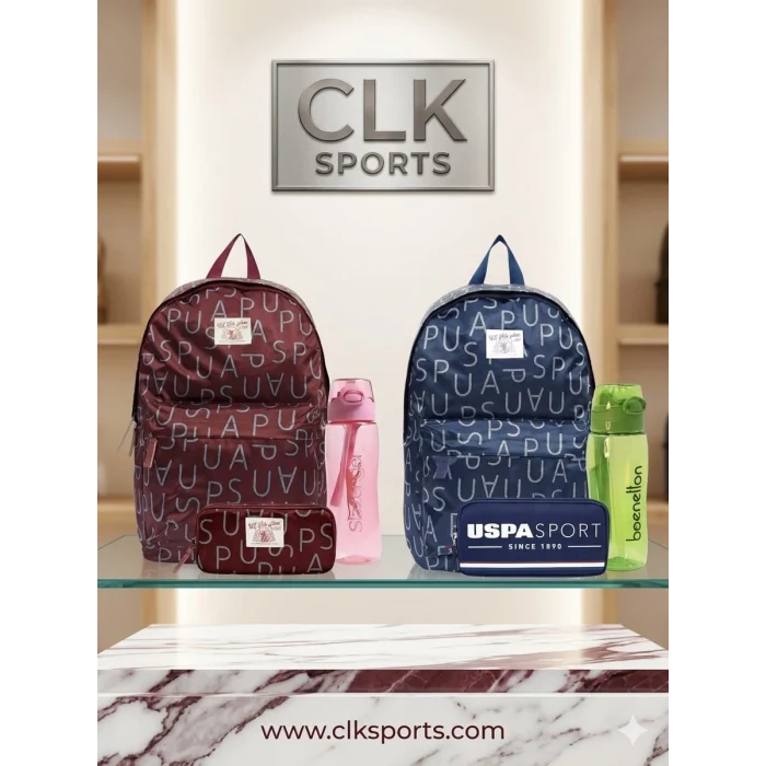 U.s. Polo Assn. Sırt Çantası , U.S. Polo Assn. Kalem Çantası - Suluk & Matara Hediyeli