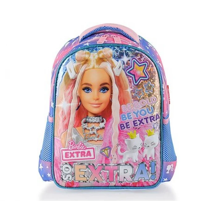 Barbie Lisanslı Okul Çantası - Beslenme Çantası - Kalem Kutusu Set - Suluk&Matara Hediye
