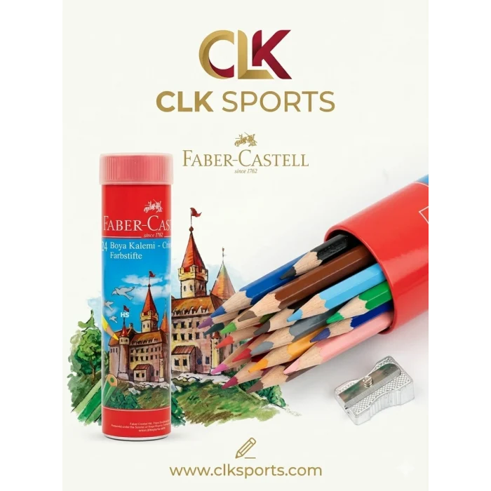 Faber Castell Metal Tüpte Boya Kalemi, 24 Renk