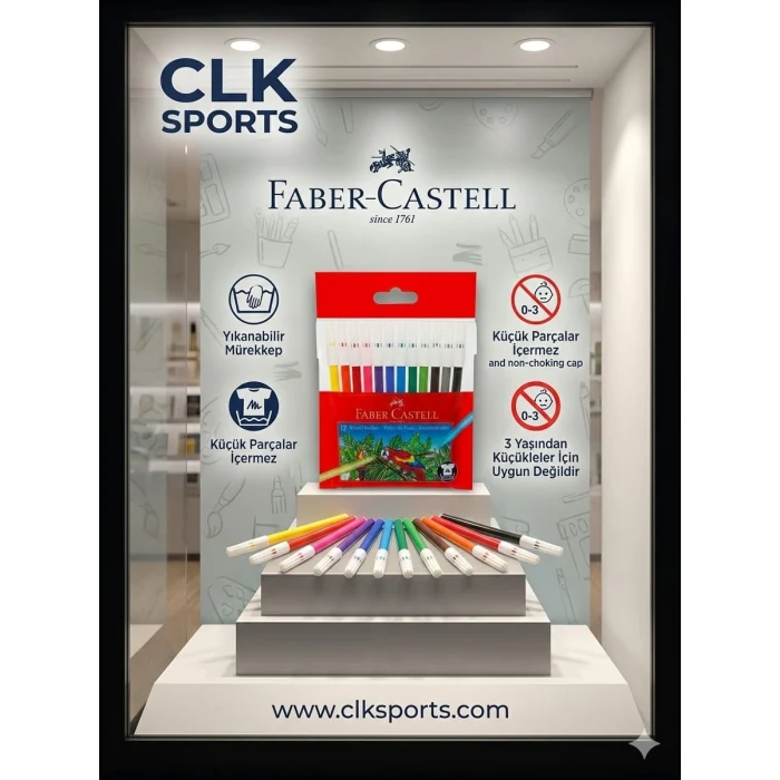 Faber Castell 12li Keçeli Kalem