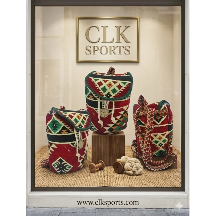 Anatolian Carpet Hand Made Design Sırt Çantası - Heybe Çanta