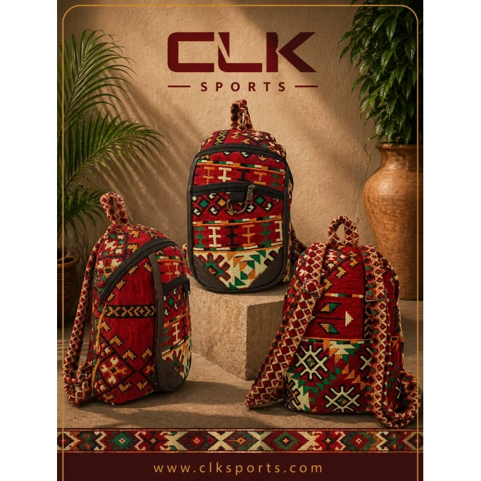 Anatolian Carpet Hand Made Design Sırt Çantası - Heybe Çanta