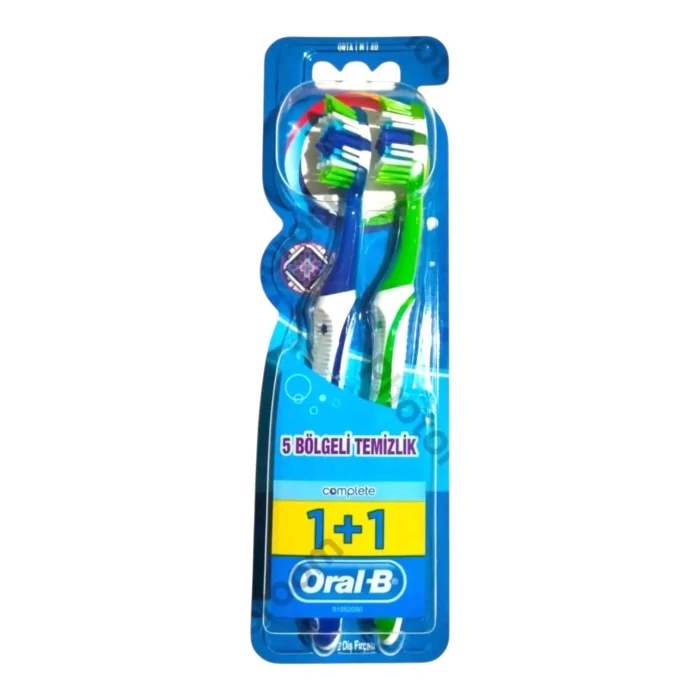 Oral-B Complete Diş Fırçası 5 Bölgeli Temizlik 1+1 Orta