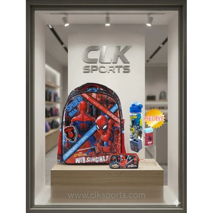 Marvel Spider-Man Anaokulu Çantası - Suluk & Matara