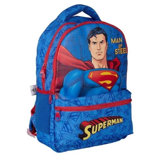 Superman Okul Çantası , Kalem Kutusu , Suluk & Matara