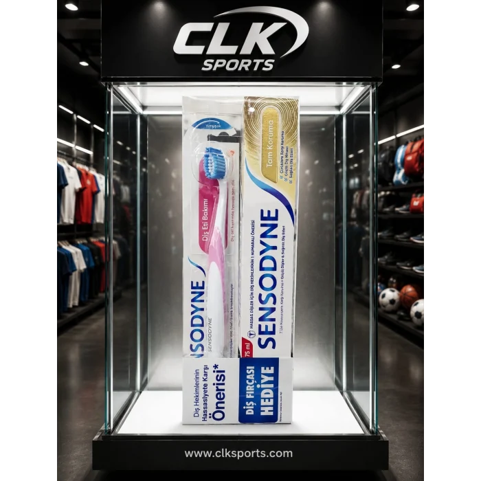 Sensodyne Tam Koruma Diş Macunu 75 ml + Diş Fırçası HEDİYE