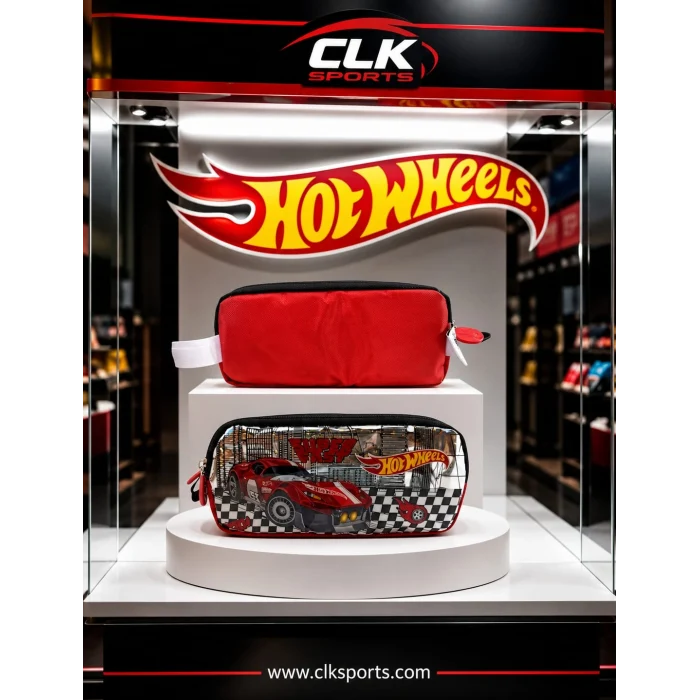 Hot Wheels Araba Desenli Okul Çantası , Beslenme Çantası , Kalem Çantası , Suluk Matara