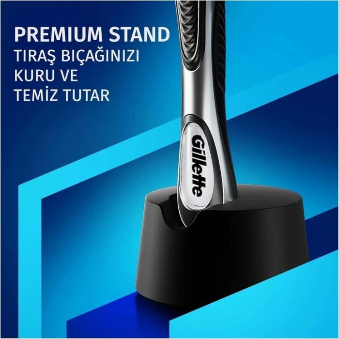Gillette Proglide Tıraş Makinesi ve Yedek Bıçağı 4lü + Tıraş Bıçağı Standı