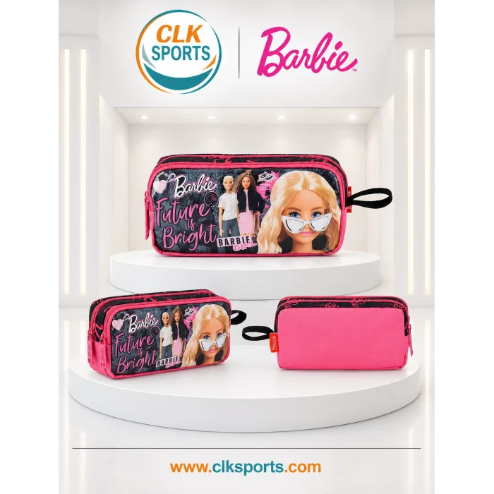 Barbie Okul Çantası , Kalem Kutusu , Lisanslı Çelik Matara