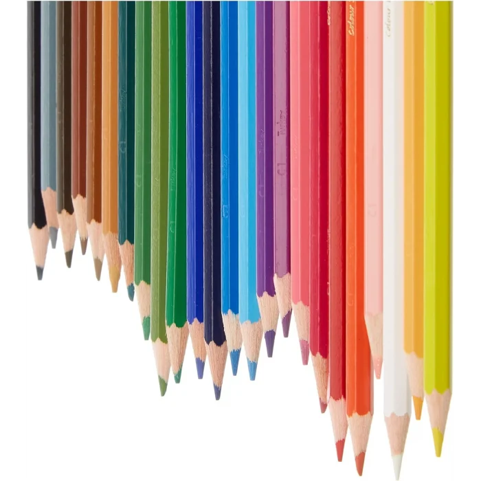 Adel Karton Kutu Boya Kalemi 24 Renk, Tam Boy