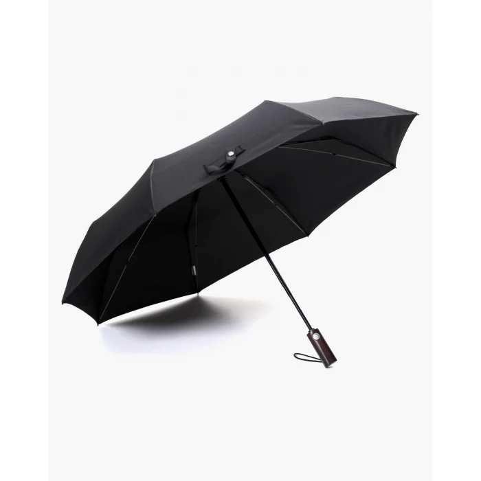 Parachase Ahşap Saplı Devrilme Önleyici 3 Kademeli Otomatik Şemsiye