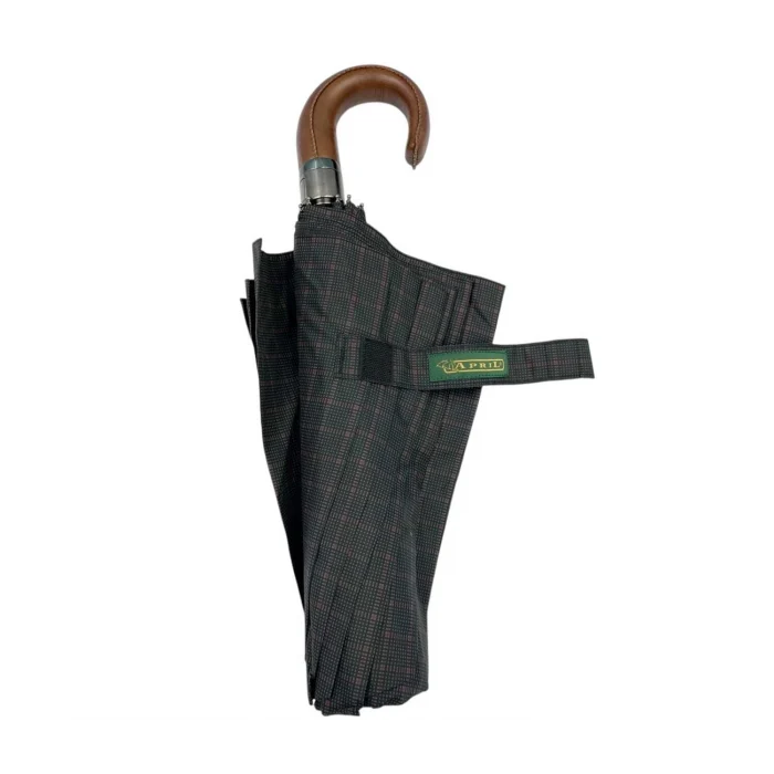 April Deri Saplı Baston Şemsiye