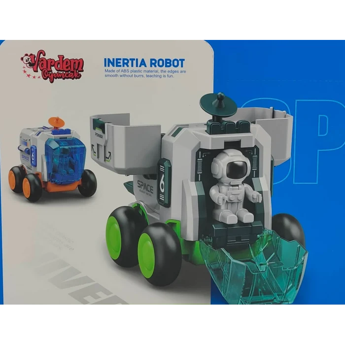 Astronot Figürlü 3lü Uzay Aracı Set