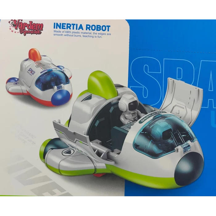 Astronot Figürlü 3lü Uzay Aracı Set