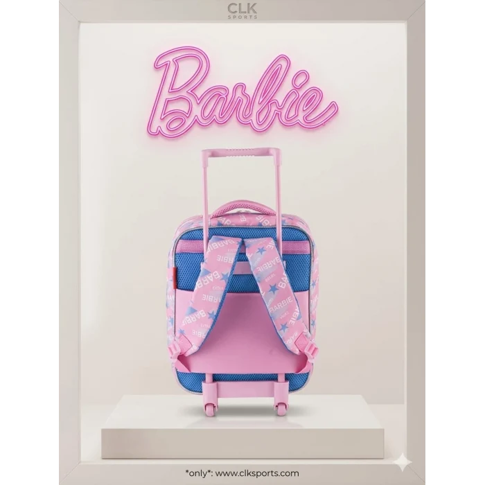 Barbie Çekçekli Anaokulu Çantası , Kalem Kutusu , Lisanslı Çelik Matara