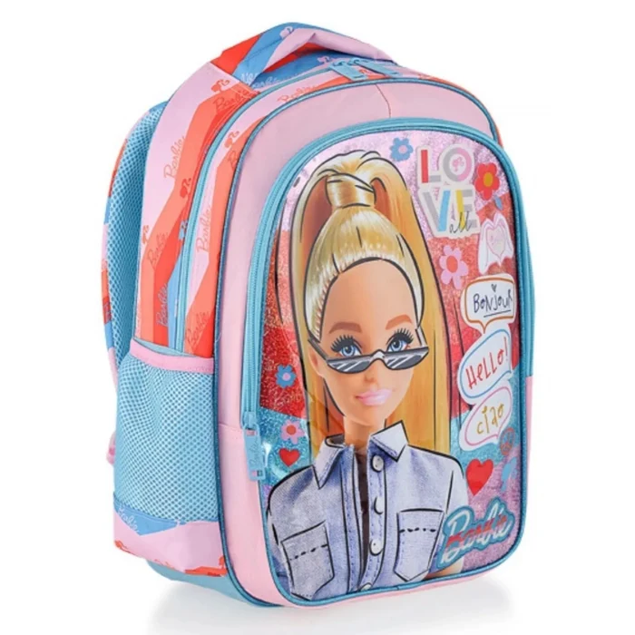Barbie İlkokul Çantası Due Love All Ve Beslenme Çantası Seti - Suluk & Matara Hediye