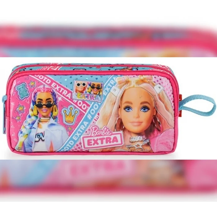 Barbie Lisanslı Okul Çantası - Beslenme Çantası - Kalem Kutusu Set - Suluk&Matara Hediye