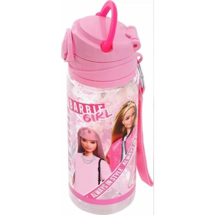 Barbie Lisanslı Okul Çantası - Beslenme Çantası - Çift Gözlü Kalem Kutusu , Suluk&Matara Hediye