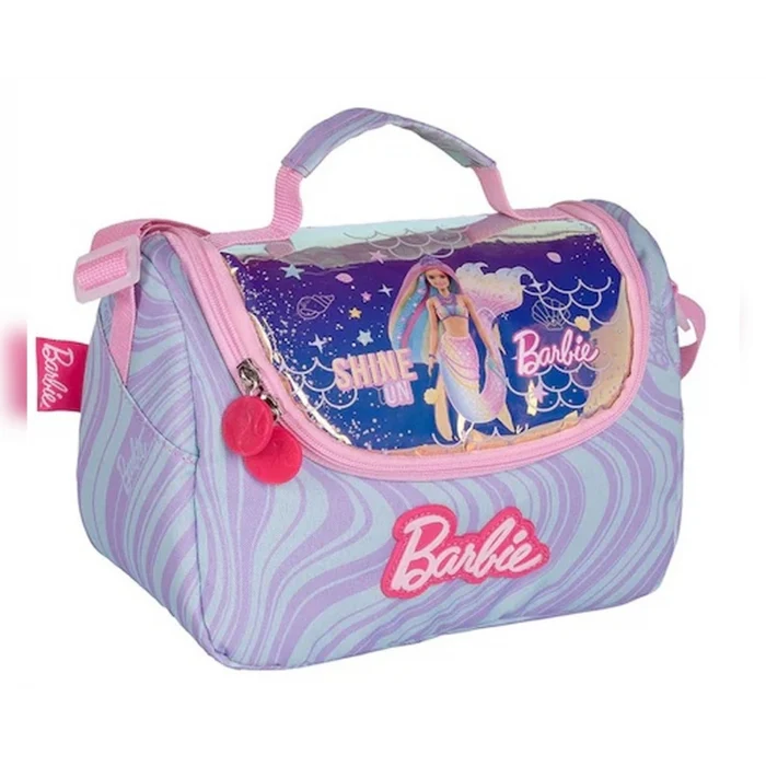 Barbie Okul Çantası - Barbie Beslenme Çantası - Çift Gözlü Kalemlik - Barbie Suluk Matara Hediye