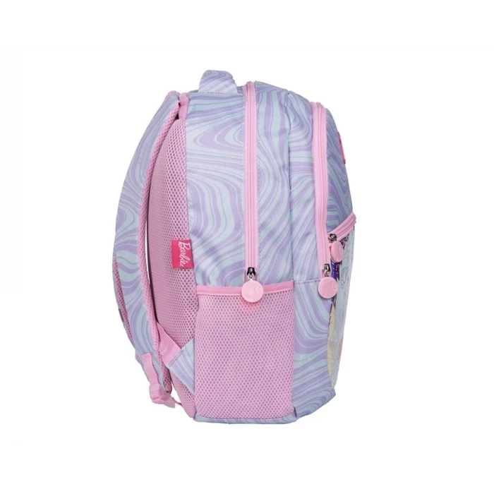 Barbie Okul Çantası - Barbie Beslenme Çantası - Çift Gözlü Kalemlik - Barbie Suluk Matara Hediye