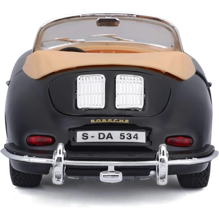 Porsche 356B Cabriolet 1961 Model Bbrago 1:24 - Siyah