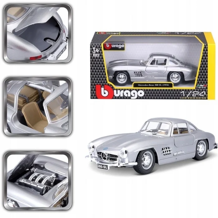 Mercedes-Benz 300sl Model 1:24 Metal