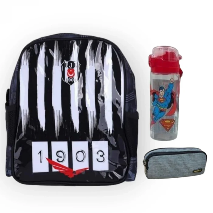 Beşiktaş Anaokulu Sırt Çantası - Kalemlik Hediye