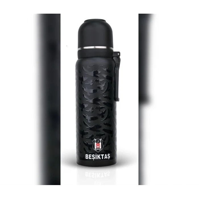 Beşiktaş Lisanslı Okul Çantası , Kalem Çantası - Özel Kutusunda Termos Matara Hediyeli Premium Set