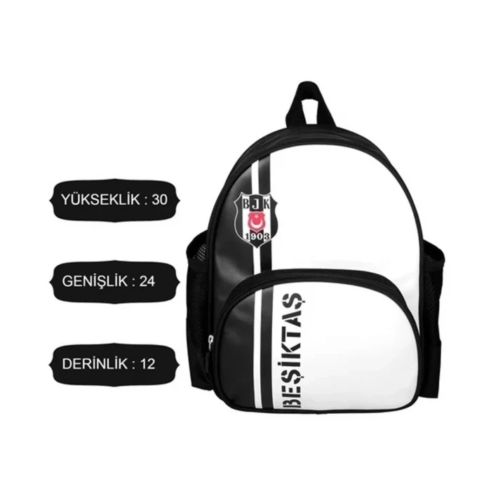 Beşiktaş Okul ve Günlük Sırt Sırt Çantası - Lisanslı Premium Kutulu Termos Matara