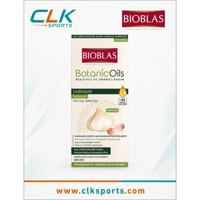 Bioblas Botanic Oils Sarımsak Şampuanı 360 ml