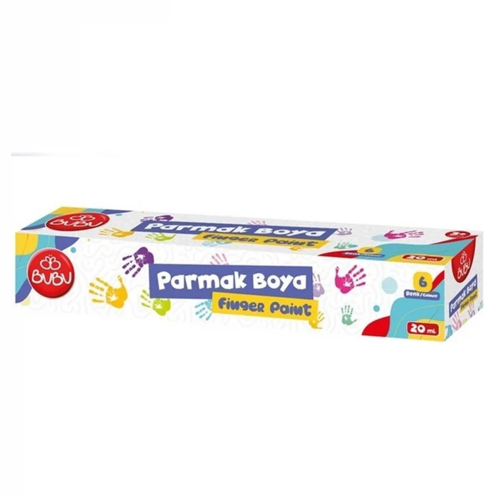 Bubu Parmak Boyası 6 Renk Birleşik Pot 20ML