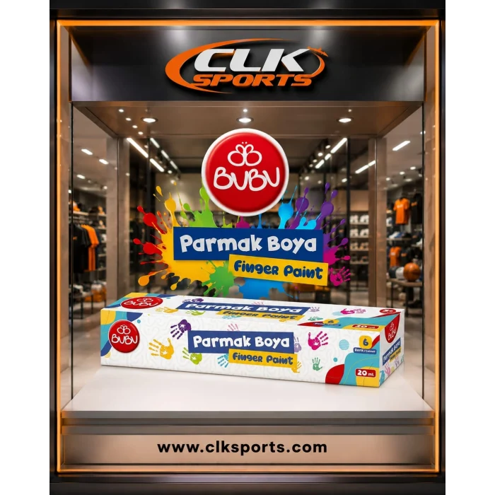 Bubu Parmak Boyası 6 Renk , Birleşik Pot 20ML