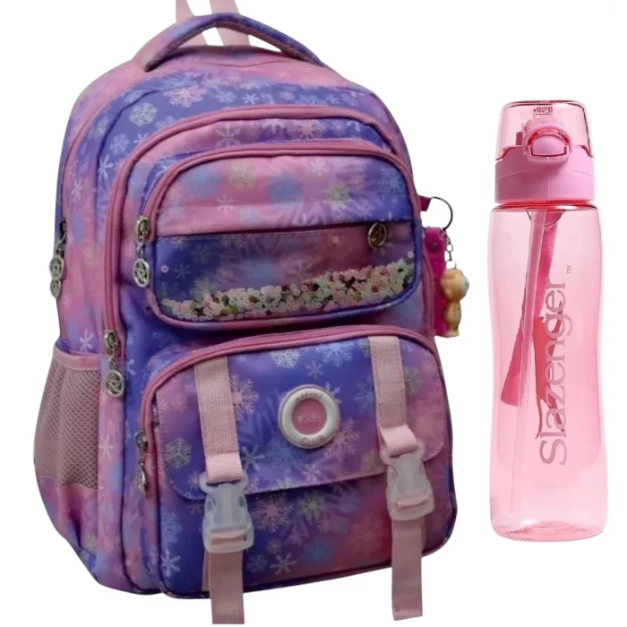 By Yıldız Astral Kids Gökkuşağı Okul Çantası&Beslenme Çantası&Kalemlik Seti - Suluk&Matara Hediyeli