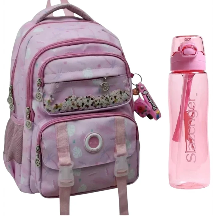 By Yıldız Astral Kids Gökkuşağı Okul Çantası&Beslenme Çantası&Kalemlik Seti - Suluk&Matara Hediyeli