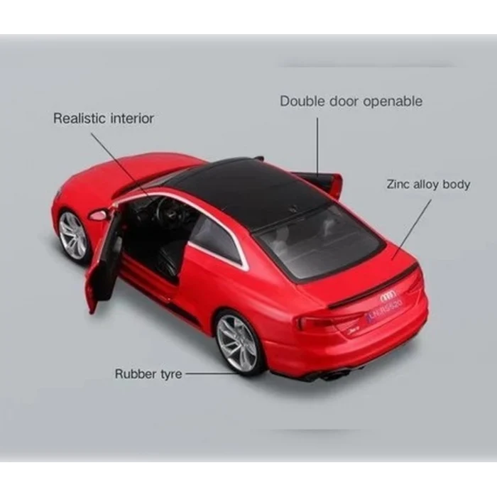 Audi RS5 Coupe Supercar 1:24 - Hediyelik