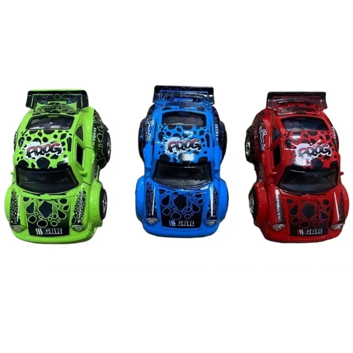 Çek Bırak Metal Desenli Spor Araba 1:38