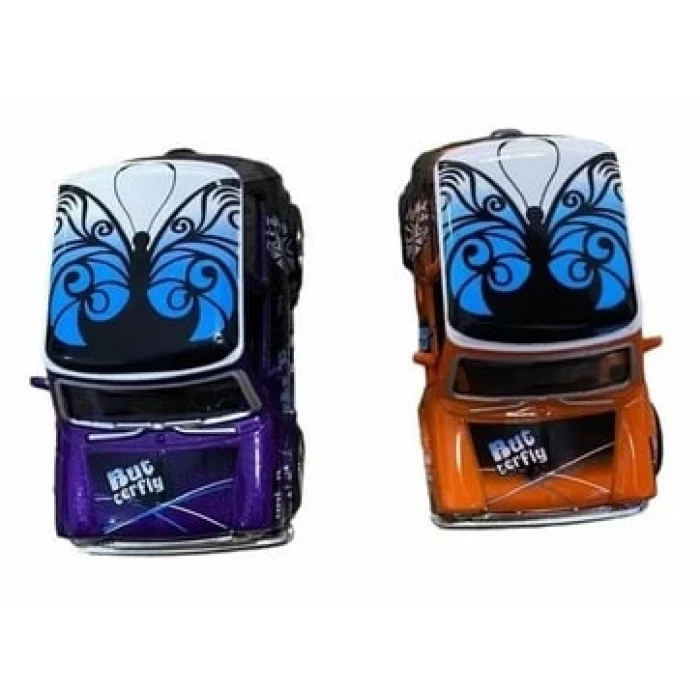 Çek Bırak Metal Desenli Spor Araba 1:38