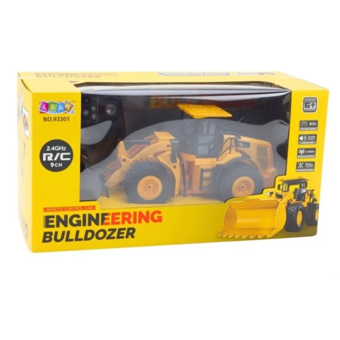 CTOYS RC 2.4G 9CH uzaktan Kumandalı Buldozer Ekskavatör