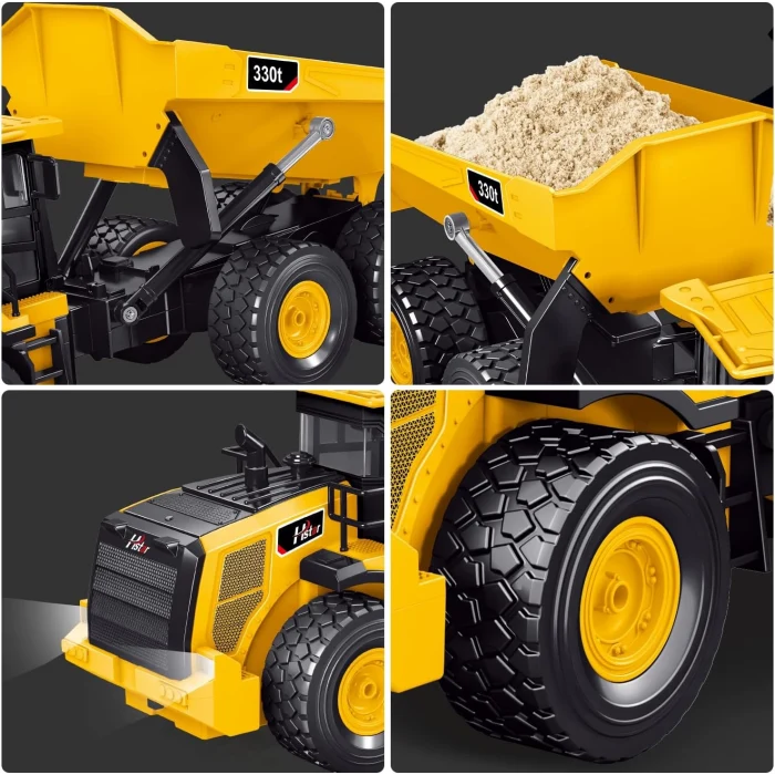 CTOYS RC Uzaktan Damperli Kamyon, 1:16 Ölçekli