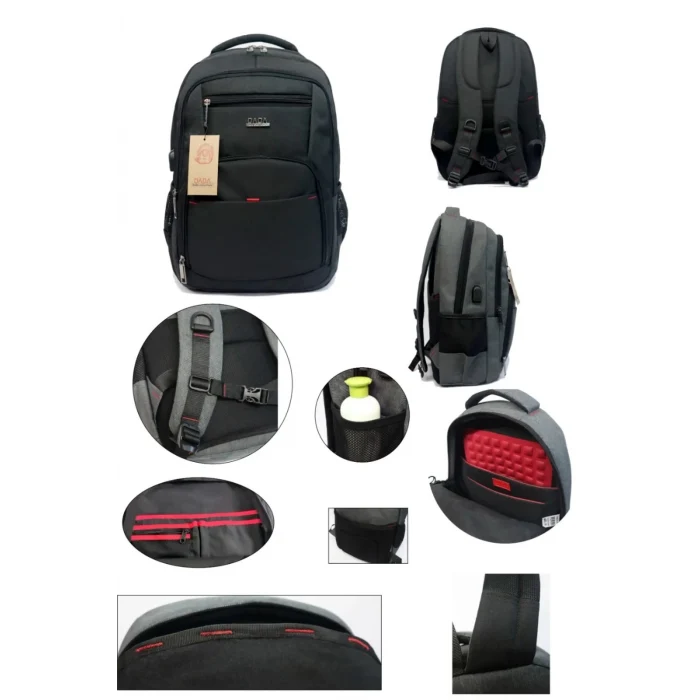 Dada Everywhere Usb Aparatlı , Macbook Laptop Sırt Çantası