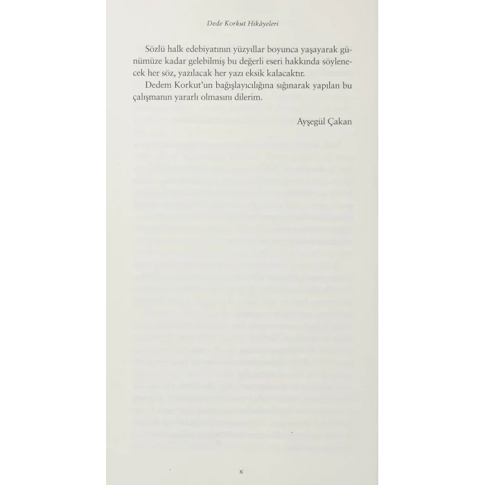 Dede Korkut Hikayeleri - Kitab-ı Dedem Korkut