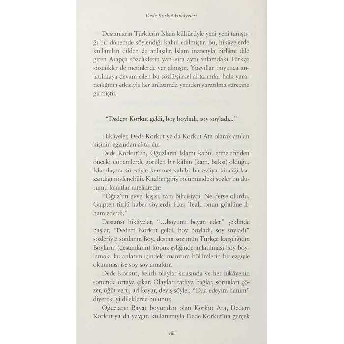 Dede Korkut Hikayeleri - Kitab-ı Dedem Korkut