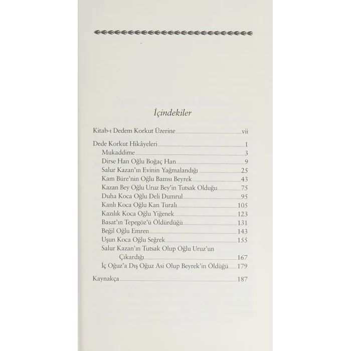 Dede Korkut Hikayeleri - Kitab-ı Dedem Korkut
