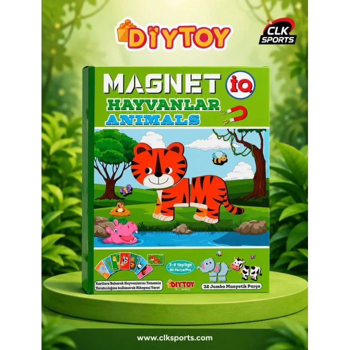 DıyToy Manyetik Magnet Hayvanlar Tamamlama