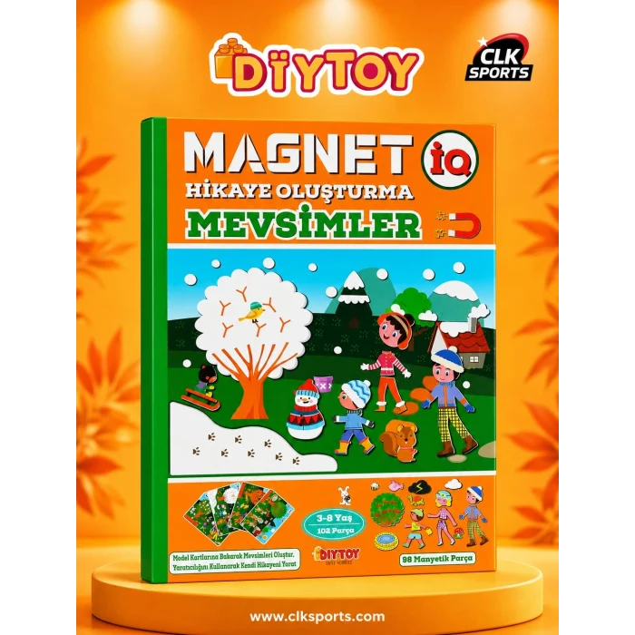 DıyToy Manyetik Magnet Hikaye Oluşturma Mevsimler