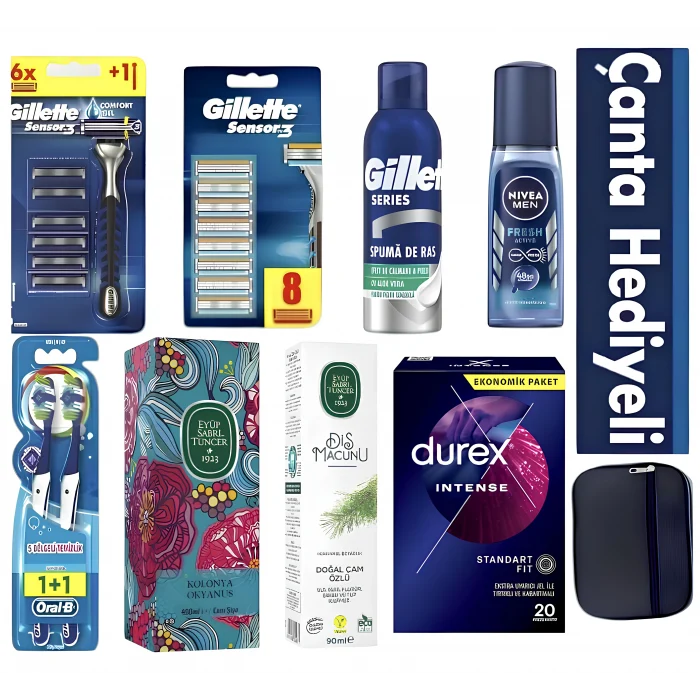 Düğün-Nişan Bohçası , Vegan Deri Seyahat Çantalı Set