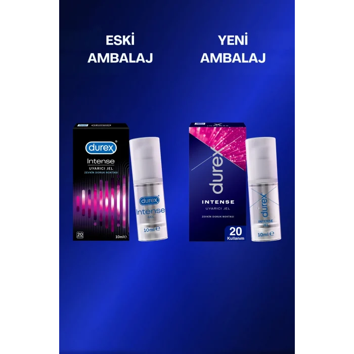 Durex Intense Uyarıcı Jel 10 ml (20 Kullanım)