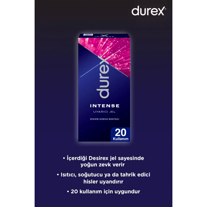 Durex Intense Uyarıcı Jel 10 ml (20 Kullanım)