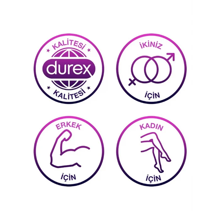 Durex Maraton Geciktiricili 20’li ve Intense Uyarıcı 20’li Prezervatif + Aloe Vera Masaj Jeli 200ml
