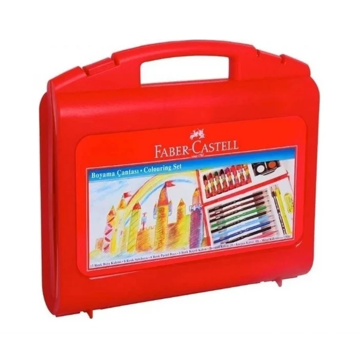 Faber Castell Boyama Çantası - Faber-Castell Boyama Çantası 38 Parça